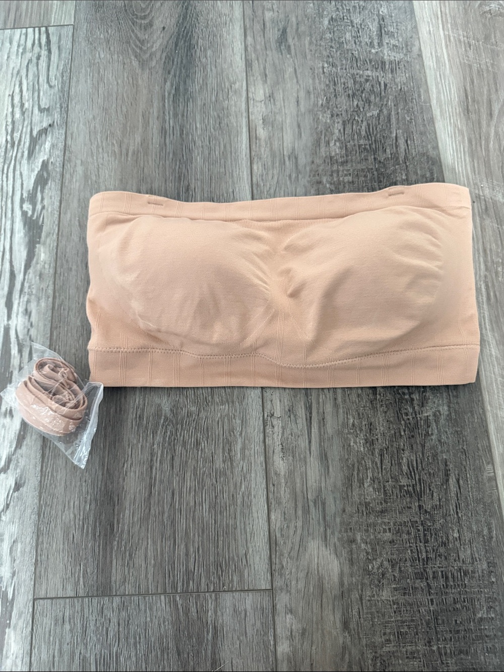 Truekind Seamless Strapless Bandeau Bra - Nude